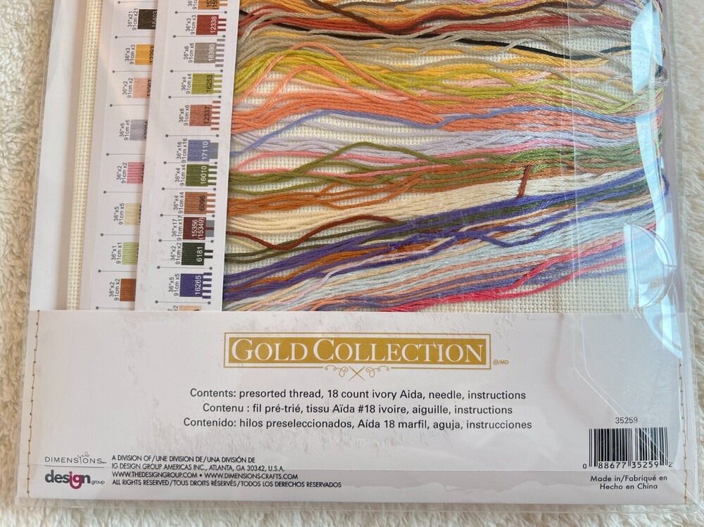 NEW Dimensions Gold Collection My Little Sunshine #35259 Cross Stitch Kit - Picture 4 of 5